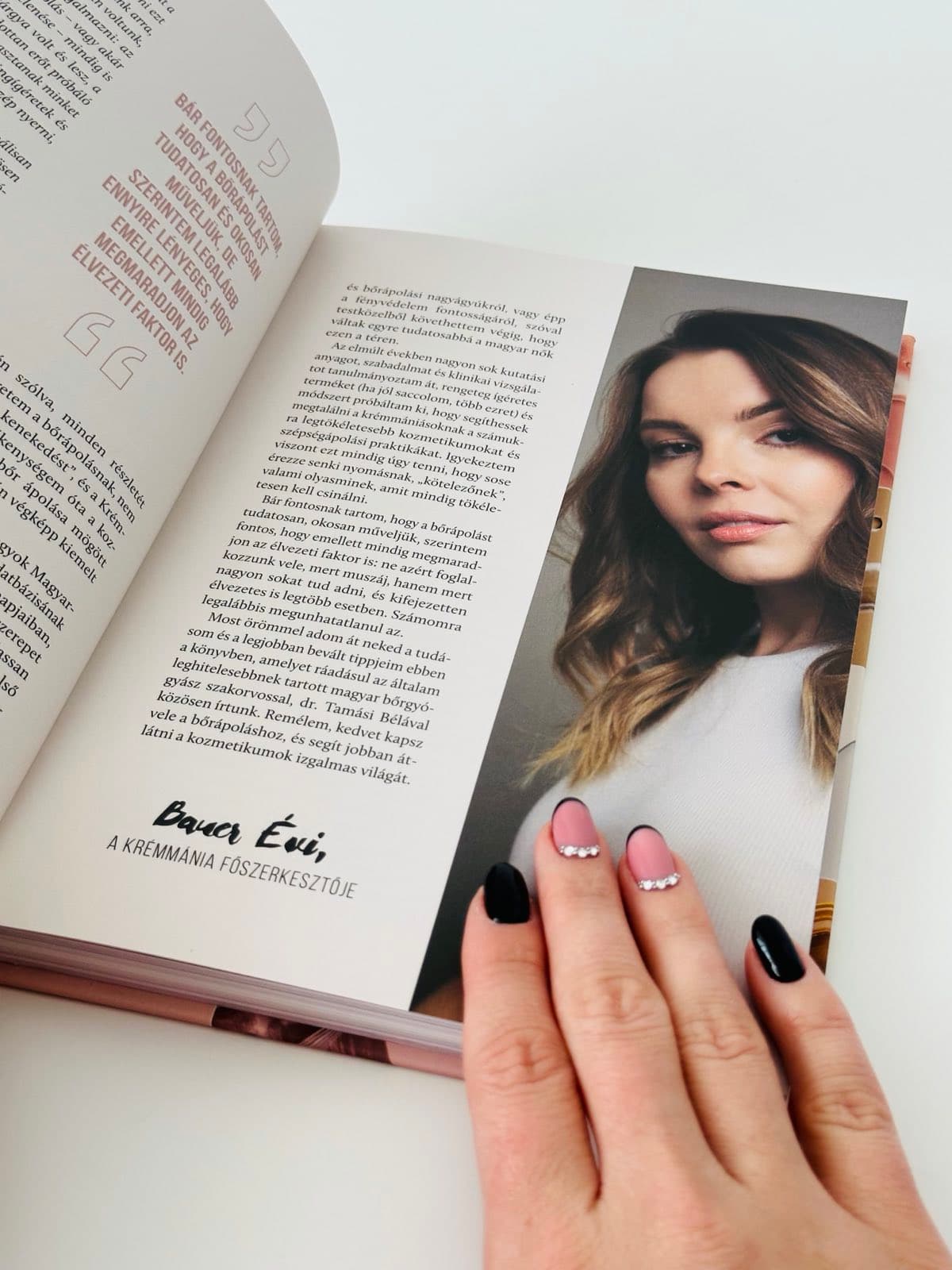 Inside the book – Éva Bauer's foreword